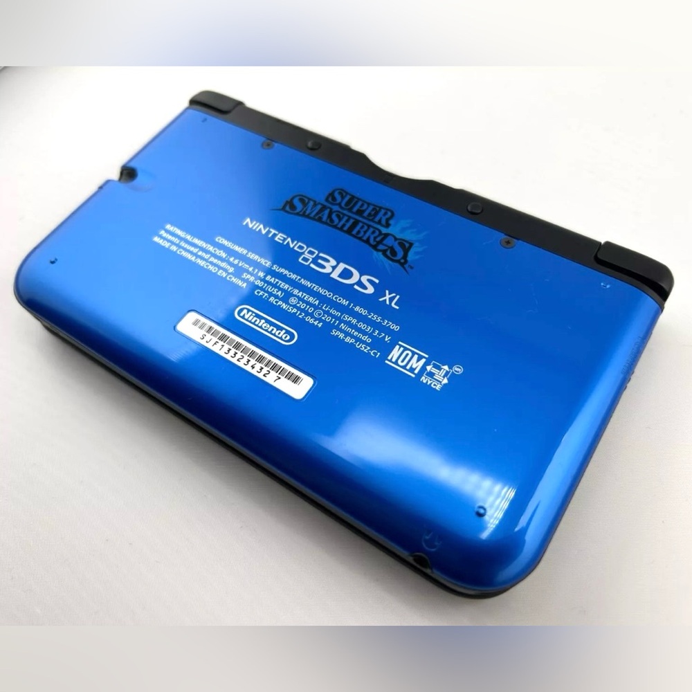 Super Smash Bros Blue Nintendo 3DS XL 96% New No Box Tested Working Firm Price - Picture 11 of 12